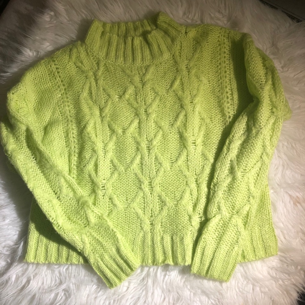Neon woman sweater